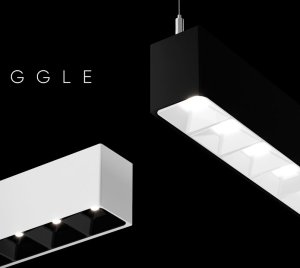 Low UGR Linear Multi-Cell LED Downlight for Collaborative Workspaces and Task-Oriented Interiors