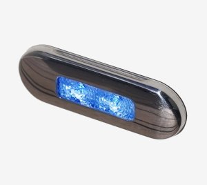 10-33V DC Multivolt Oblong LED Step Light for Boats, Yachts, and Coastal Walkways