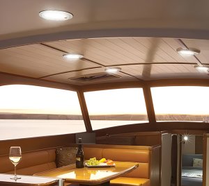 Marine LED Downlight with Touch Switch for Cabins, Cockpits, and Deck Applications