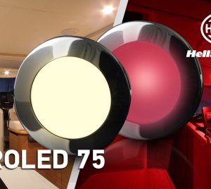 Low EMC Noise Marine LED Downlight with Dual Voltage Input and Optional Night Navigation Mode