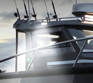 Surface Mount LED Deck Lamp for Commercial Boats, Trawlers, Yachts, and Workboats