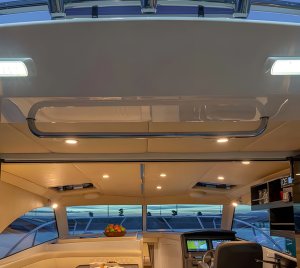LED Floodlight for Marine Deck, Cockpit, and Foredeck Illumination on Commercial Vessels