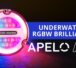 RGBW LED Underwater Boat Light for Steel, Fiberglass, or Composite Hulls