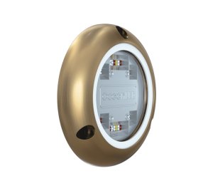 Surface-Mount RGB Underwater LED Light for Sport Fishing and Wake Boats