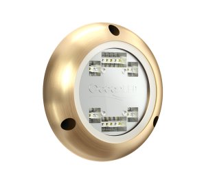 RGBW Full-Color Underwater LED Transom Light for Fishing and Wake Boats