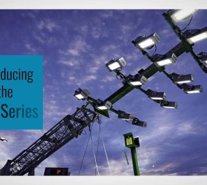 High Mast LED Floodlights for Industrial Ports, Train Yards, Marine Terminals, and Offshore Platforms