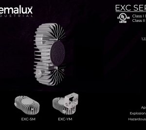 Compact Explosion-Proof LED Light for Confined Hazardous Locations in Industrial Facilities