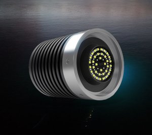 Dual-Color Underwater LED Light for Retrofit into Weld-In Flanges on Yachts and Vessels