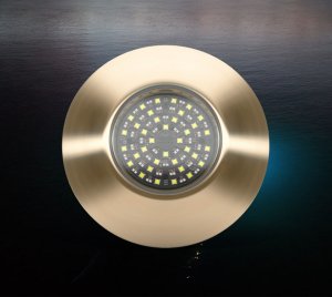 Color Changing Underwater LED Light for Transom, Side, and Bottom Mounting on Yachts