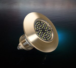 Full Color RGBW Marine LED Underwater Light for Boat Transom and Thru-Hull Mount