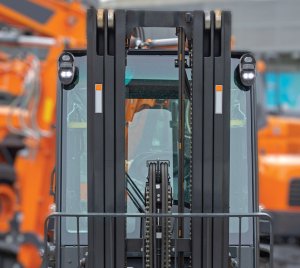 LED Forklift Headlight with Low Beam, Front Position, and Turn Signal