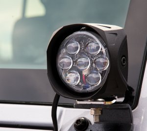 3.5-Inch Square LED Auxiliary Work Light for Off-Road, Truck, and Construction Applications