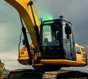 LED Auxiliary Light for Equipment Positioning and Hazard Identification