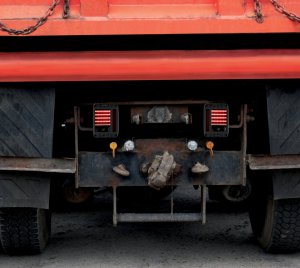 Universal 6x8 LED Taillights for Semi-Trucks, Trailers, and Commercial Vehicles