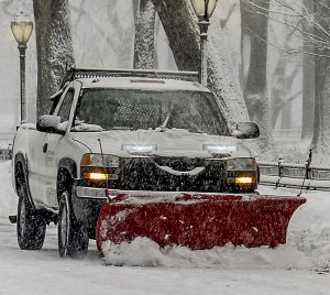 Low-Profile LED Snowplow Headlight with High Beam, Low Beam, DRL, Turn Signal, and Front Position Light