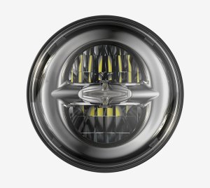 Street-Legal 5.75” Motorcycle LED Headlight with DOT/ECE Compliance and Front Position Light