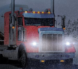 High Beam LED Headlights for Off-Road 4x4, Logging Trucks, and Utility Vehicles