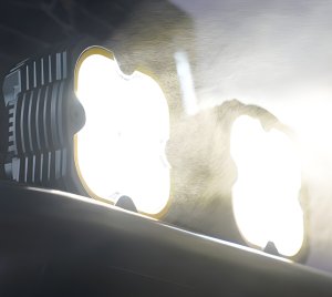 LED Light Pod with Amber Backlighting for Extreme Off-Road Adventures