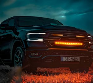 LED Light Bar with High Beam, Warning Light, and Dual Color Position Light