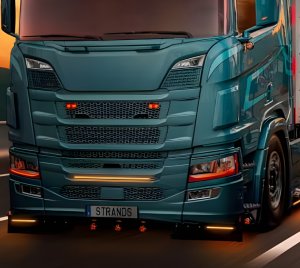 Multi-Color Position and Warning LED Light Bar with 10-32V Compatibility for Cars Trucks and Trailers