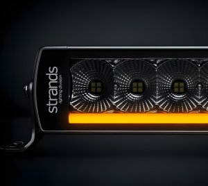 LED Work Light Bar with Triple Color Position Lighting for Vehicles and Heavy Equipment