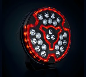 High-Intensity LED Work Light with Position Lights for Off-Road Vehicles
