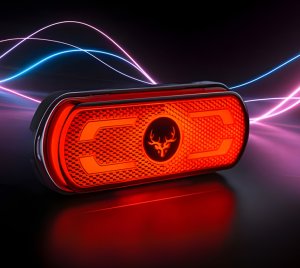 Amber LED Side Marker with Indicator and Unique Ground-Glow Effect for Trailers and Trucks