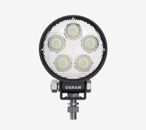 Round LED Spotlight for Trucks, Quads, and Heavy-Duty Off-Road Vehicles
