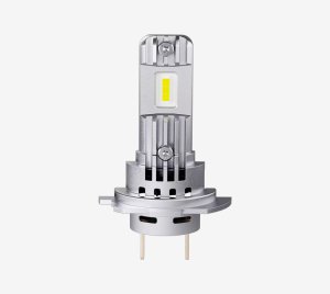 High and Low Beam LED Headlight Bulbs for Motorcycles with H7 or H18 Bases