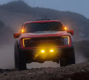 Off-Road LED Light Pods with Dual Color White and Amber Beam Technology