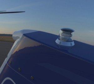 High-Intensity Anti-Collision LED Light for Aircraft, Helicopters, and UAVs