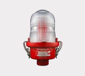 FAA Type L-810 Red and IR LED Obstruction Beacon for Towers, Cranes, and Elevated Structures