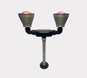 NVG-Compatible Dual Obstruction Light with Infrared and Visible LED Output