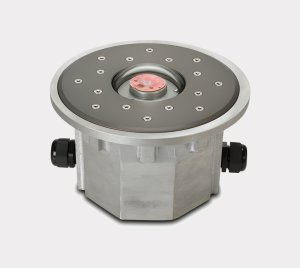 LED Obstruction Light with Drive-Over Durability for Heliport Perimeter Lighting
