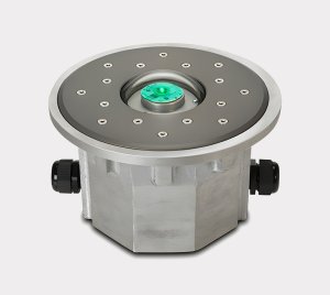 DC Inset Semi-Flush LED Heliport Perimeter Light with Infrared NVG Compatibility