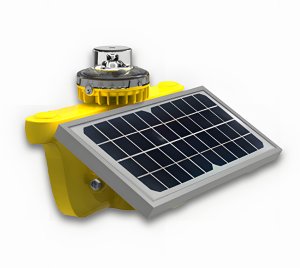 FAA and ICAO Annex 14 Certified Solar Aircraft Warning Light with Automatic Day/Night Control