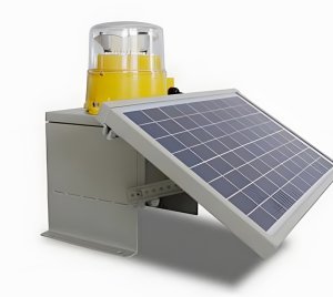 Solar Powered ICAO-Compliant LED Aircraft Warning Light with Automatic Control System