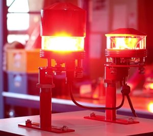 Low Intensity Red LED Obstruction Light for Airport and Helipad Safety Compliance