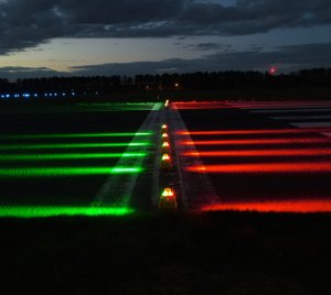 ICAO-Compliant Portable Threshold End Runway Light with Red/Green LED Output for Remote Airfields