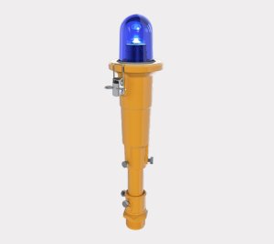 ICAO-Compliant Omnidirectional Elevated Turnpad LED Light for Runway Edge and Taxiway Applications