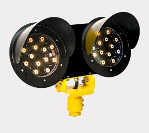 Elevated Runway Guard Light with Alternating Yellow LED for ICAO-Compliant Airport Safety