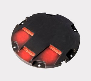 12-Inch Red Unidirectional LED Inset Light for ICAO-Compliant Approach Siderow Applications