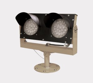 Elevated LED Runway Guard Light with Unidirectional Alternating Yellow Flash for Taxiway Safety