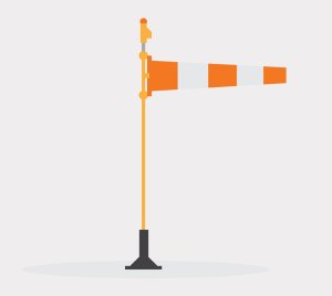 L-807 LED Wind Cones with External and Internal Lighting for Airfield Wind Direction and Velocity Indication