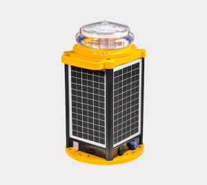 Self-Contained Solar LED Aviation Light for Runway and Helipad Applications