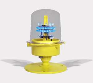 Elevated LED Heliport Taxiway Edge Light for Shipboard and Land-Based Helipads