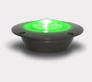 Inset Green LED Touchdown Lift-Off Area Light for Rooftop and Surface-Level Vertiports