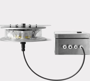 Medium Intensity White LED Obstruction Light for Chimneys, Towers, Cranes, and High Buildings