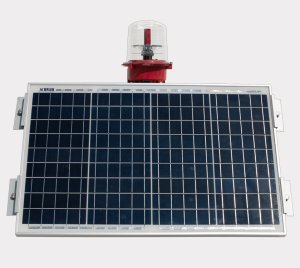 ICAO Type A + B Solar-Powered Low-Intensity LED Obstruction Light for Remote Aviation Hazard Marking
