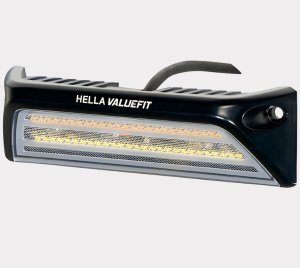 Slim Vertical LED Worklight for Vehicle Side Wall Mounting with Wide Ground Illumination